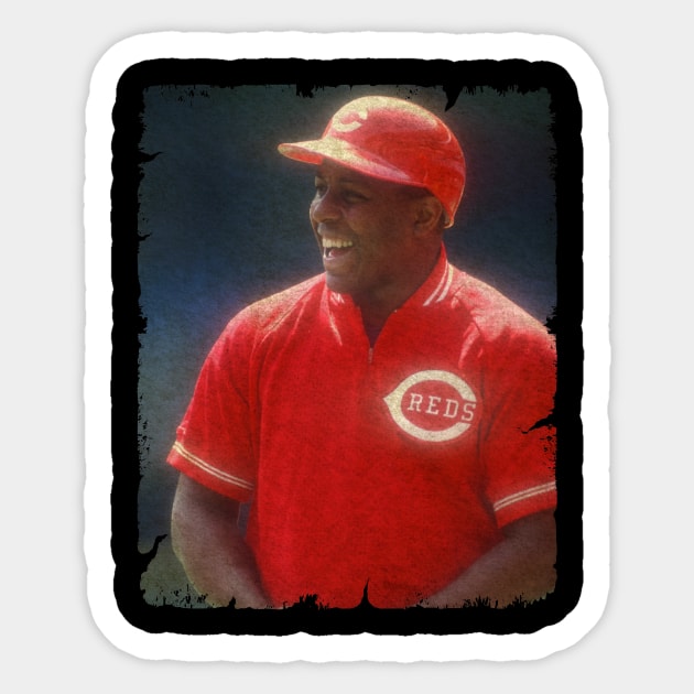 Billy Hatcher in Cincinnati Reds Sticker by anjaytenan